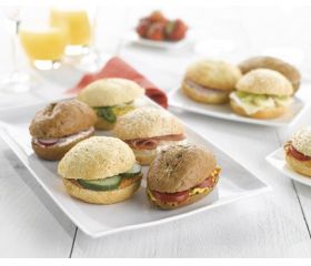 Minibroodjes Standaard, assorti van 4 stuks
